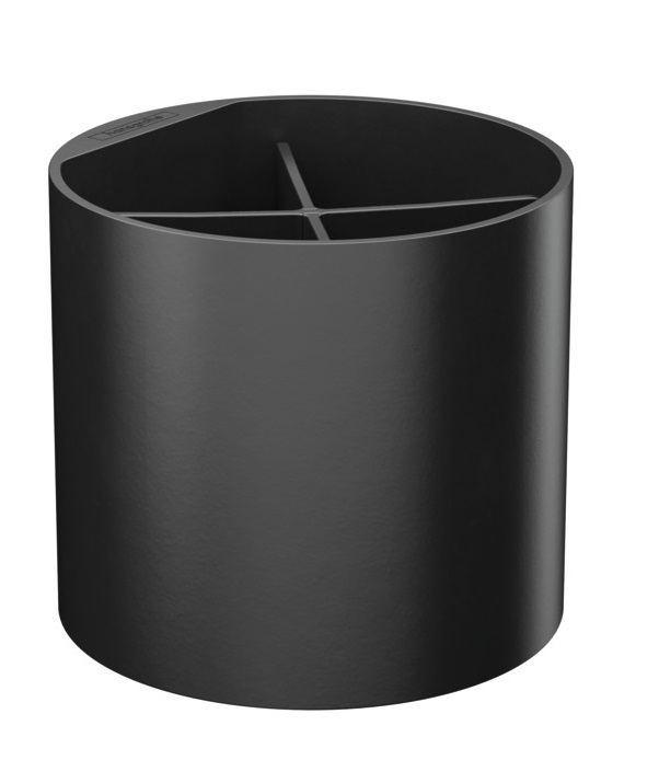 Стакан для зубних щіток Hansgrohe WallStoris пластик чорний матовий 27921670