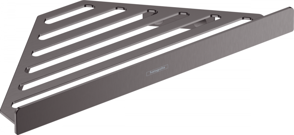 Угловая полочка для душа Hansgrohe AddStoris черный матовый хром 41741340