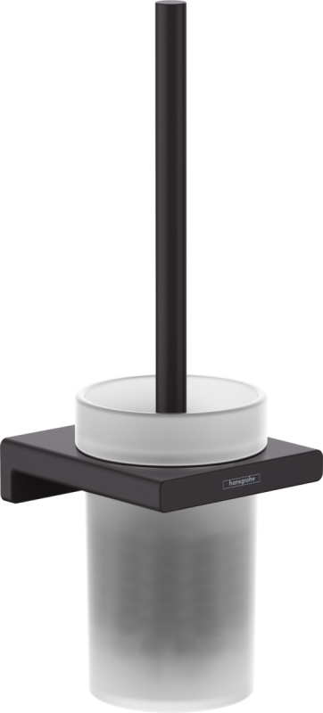 Йоршик для унітазу Hansgrohe AddStoris метал/скло чорний матовий 41752670