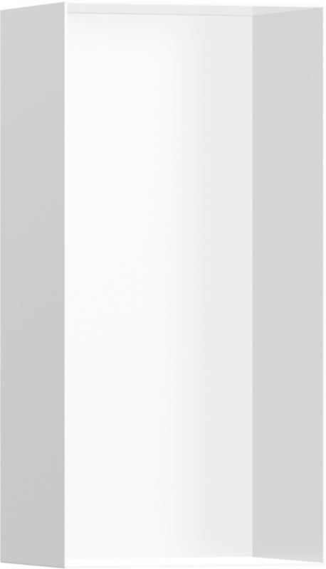 Настенная ниша с открытой рамой Hansgrohe XtraStoris Minimalistic 30х15х10 см белый матовый 56070700