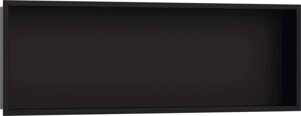 Настінна ніша з вбудованою рамою Hansgrohe XtraStoris Original 30х90х10 см чорний матовий 56067670