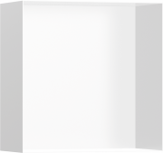 Настінна ніша з відкритою рамою Hansgrohe XtraStoris Minimalistic 30х30х14 см білий матовий 56079700