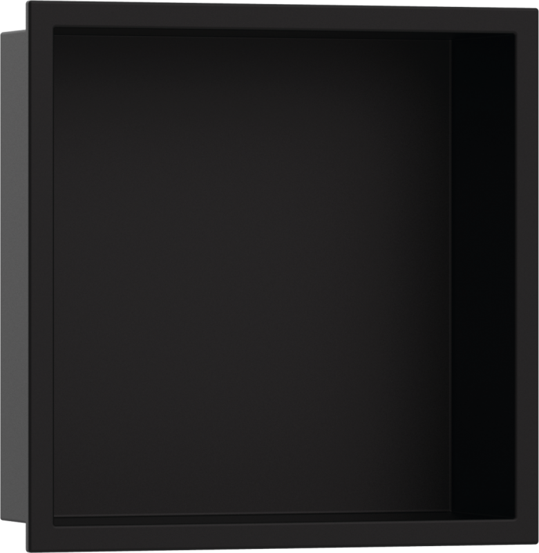 Настінна ніша з вбудованою рамою Hansgrohe XtraStoris Original 30х30х10 см чорний матовий 56061670
