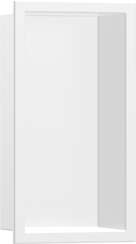 Настенная ниша со встроенной рамой Hansgrohe XtraStoris Original 30х15х10 см белый матовый 56057700