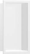 Настенная ниша со встроенной рамой Hansgrohe XtraStoris Original 30х15х10 см белый матовый 56057700