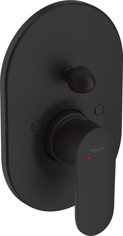 Смеситель для душа Hansgrohe Vernis Blend скрытого монтажа однорычажный черный матовый 71449670