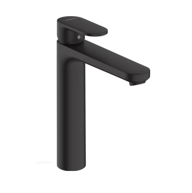 Смеситель для раковины Hansgrohe Vernis Blend с донным клапаном черный матовый 71552670