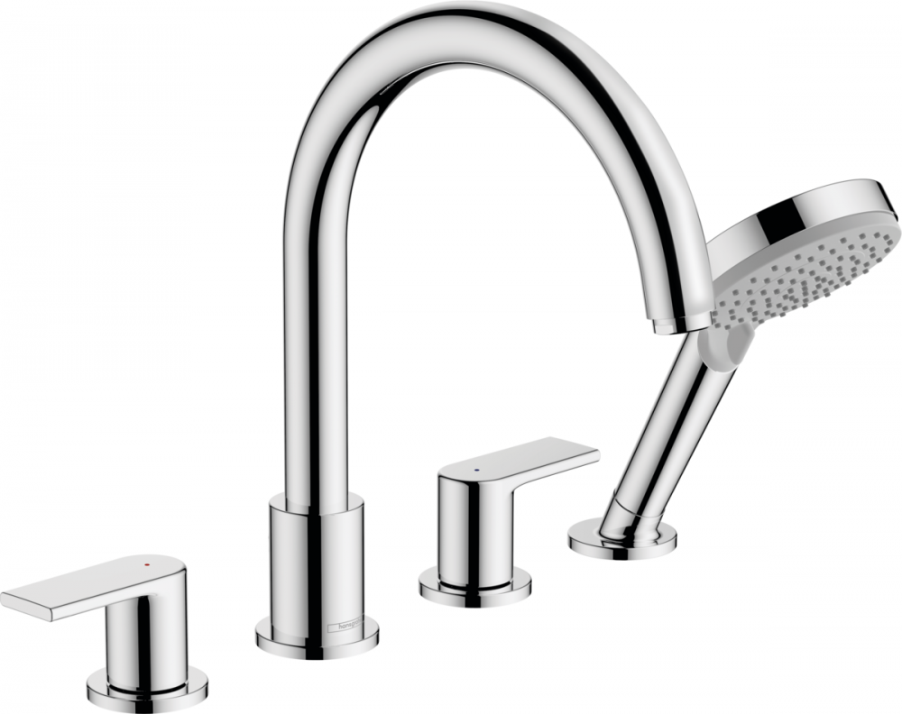 Смеситель на борт ванны Hansgrohe Vernis Shape на 4 отверстия хром 71459000