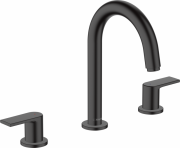 Смеситель для раковины Hansgrohe Vernis Shape с донным клапаном черный матовый 71563670