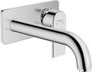 Смеситель для раковины Hansgrohe Vernis Shape настенный однорычажный хром 71578000