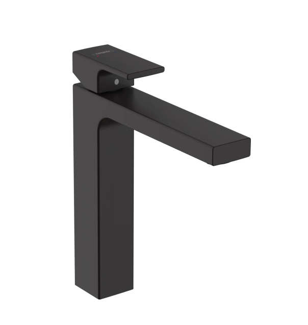 Смеситель для раковины Hansgrohe Vernis Shape однорычажный черный матовый 71591670