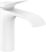 Смеситель для раковины Hansgrohe Vivenis с донным клапаном белый матовый 75020700