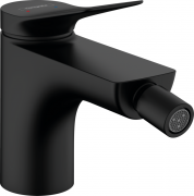 Смеситель для биде Hansgrohe Vivenis с донным клапаном черный матовый 75200670