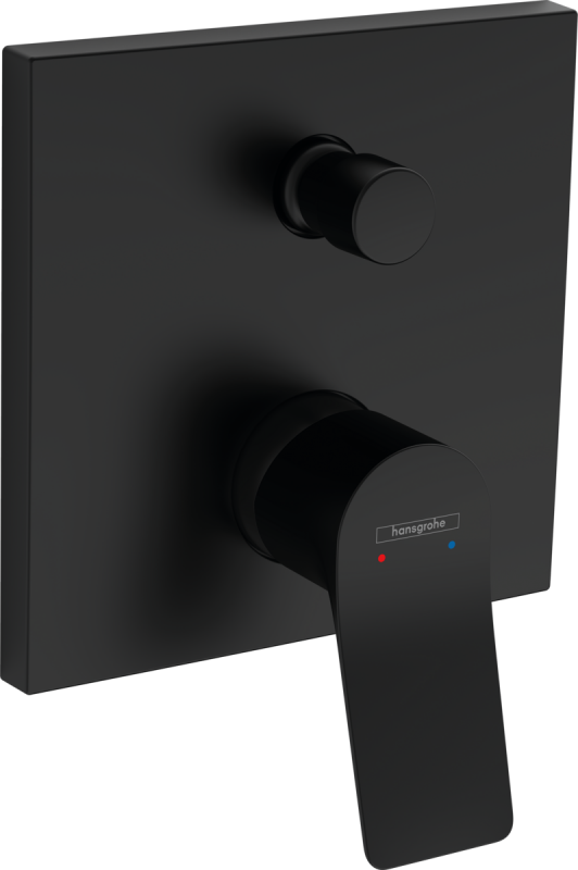 Смеситель для душа Hansgrohe Vivenis со встроенной защитной комбинацией EN 1717 черный матовый 75416670