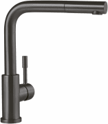 Змішувач для кухні Villeroy & Boch Steel Shower з висувною лійкою суцільна антрацит 96970105