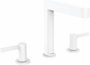 Смеситель для раковины Hansgrohe Finoris с донным клапаном белый матовый 76034700