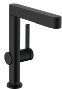 Смеситель для раковины Hansgrohe Finoris с выдвижной лейкой черный матовый 76063670