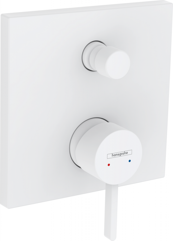 Смеситель для душа Hansgrohe Finoris скрытого монтажа однорычажный белый матовый 76415700