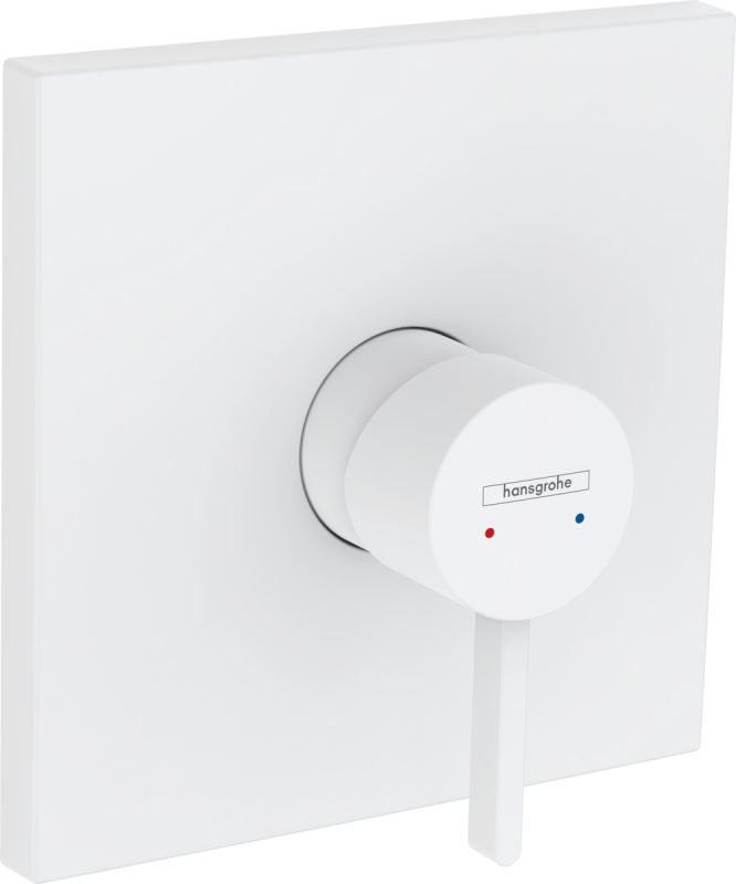 Смеситель для душа Hansgrohe Finoris скрытого монтажа однорычажный белый матовый 76615700