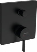 Смеситель для душа Hansgrohe Finoris со встроенной защитной комбинацией EN 1717 черный матовый 76416670