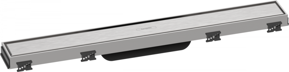 Верхня частина Hansgrohe RainDrain Match для водостічного жолобу 600 мм матова нержавіюча сталь 56036800