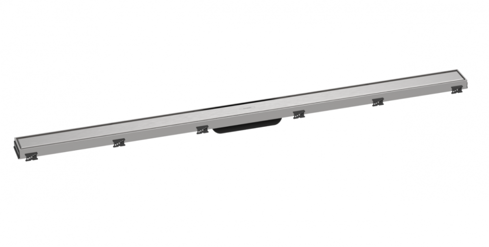 Верхняя часть Hansgrohe RainDrain Match для водосточного желоба 1200 мм матовая нержавеющая сталь 56042800