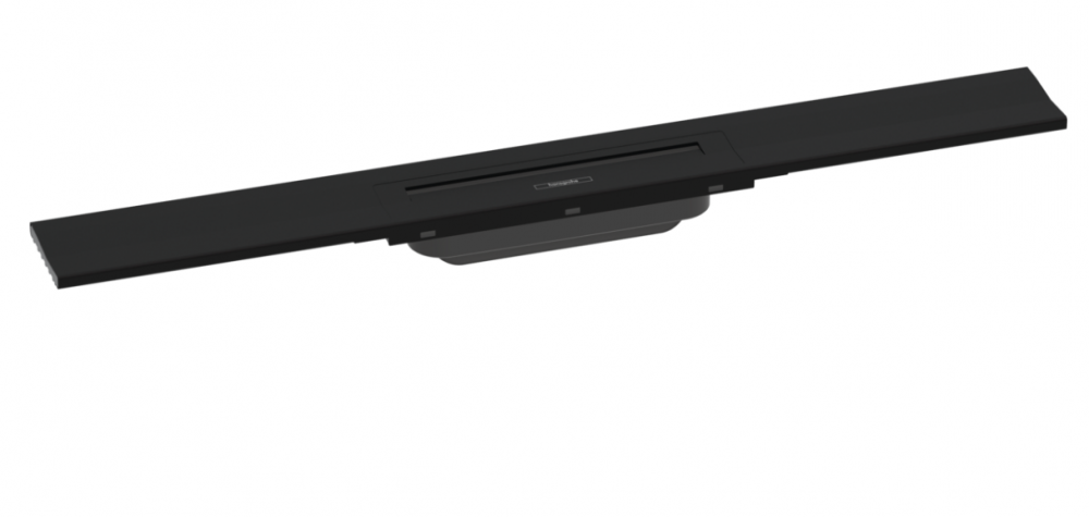 Верхняя часть Hansgrohe RainDrain Flex для водосточного желоба пристенного монтажа 1200 мм черный матовый 56054670