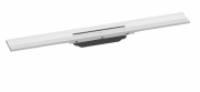 Верхняя часть Hansgrohe RainDrain Flex для водосточного желоба пристенного монтажа 1200 мм белый матовый 56054700