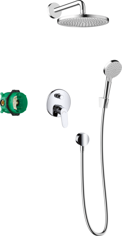 Душевая система скрытого монтажа Hansgrohe Crometta S 240 1jet хром 27958000