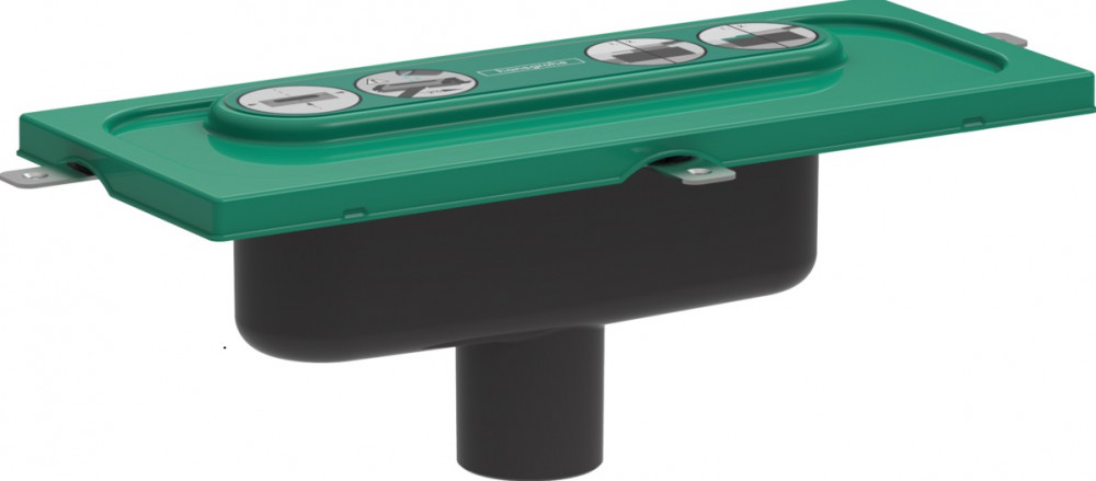 Корпус жолобу водостічного Hansgrohe uBox universal для вертикальної установки 01002180