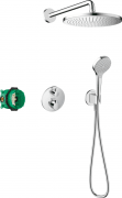Душова система прихованого монтажу Hansgrohe Croma 280 1jet Ecostat S хром 27954000