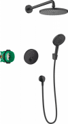 Душова система прихованого монтажу Hansgrohe Raindance S 240 чорний матовий 27959670