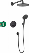 Душова система прихованого монтажу Hansgrohe Raindance S 240 чорний матовий 27959670
