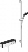 Душовий комплект Hansgroh Pulsify Select Relaxation з термостатом і штангою 90 см хром 24270000
