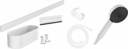 Душовий комплект Hansgrohe WallStoris зі штангою 70 см білий матовий 24291700