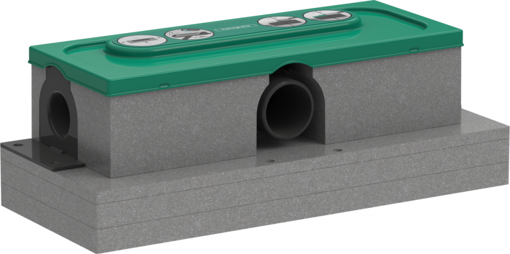 Корпус жолобу водостічного Hansgrohe uBox universal для стандартної установки 01001180