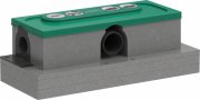 Корпус желоба водосточного Hansgrohe uBox universal для стандартной установки 01001180