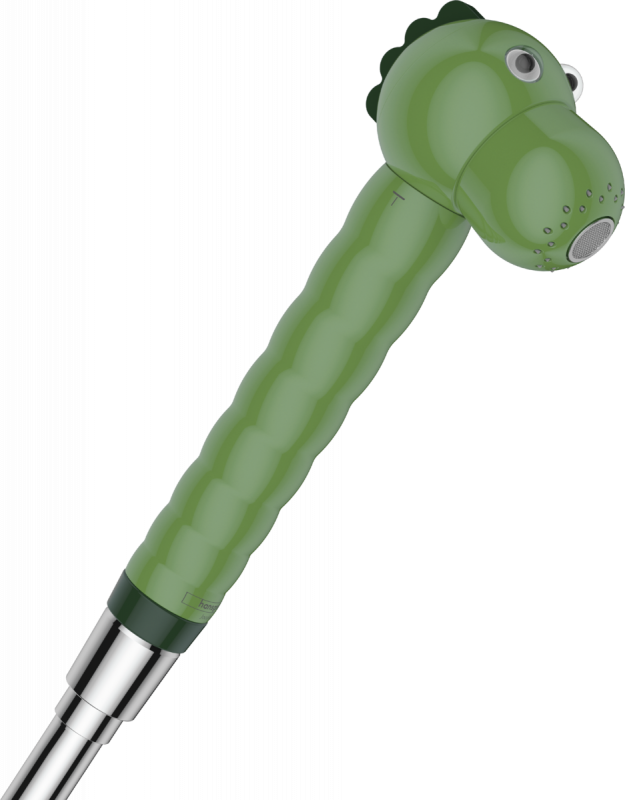 Дитяча душова лійка Hansgrohe Jocolino crocodile 2-режимна зелений 28788570