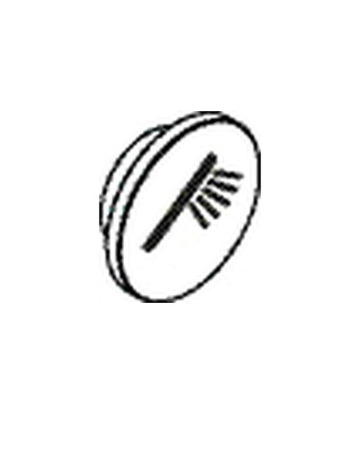 Кнопка-символ для термостату для душу Axor ручний душ хром 93307000