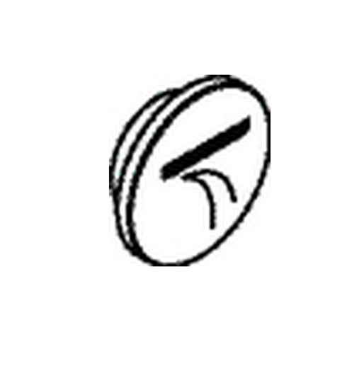 Кнопка-символ для термостата для душа Axor Flood jet хром 93309000