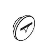 Кнопка-символ для термостата для душа Axor PowderRain inside хром 93311000