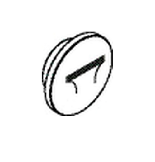 Кнопка-символ для термостата для душа Axor PowderRain outside хром 93312000