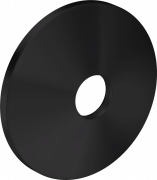 Удлинение для настенного смесителя для раковины Axor One ø90 мм черный матовый 13611670