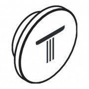 Кнопка-символ для термостата для душа Axor верхній душ хром 93308000