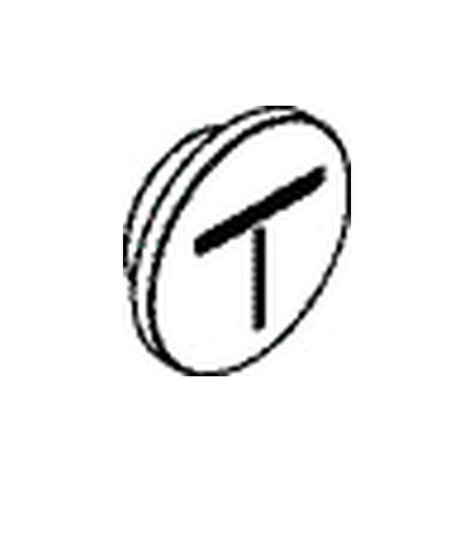 Кнопка-символ для термостата для душа Axor Mono хром 93310000