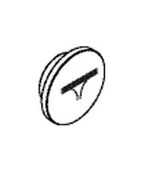 Кнопка-символ для термостата для душа Axor PowderRain inside хром 93311000