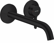 Змішувач для раковини Axor One настінний одноважільний чорний матовий 48120670