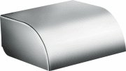 Держатель для туалетной бумаги Hansgrohe Axor Universal Circular с крышкой хром 42858000