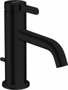 Смеситель для раковины Axor One с донным клапаном черный матовый 48000670