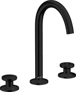 Смеситель для раковины Hansgrohe Axor One с донным клапаном черный матовый 48070670